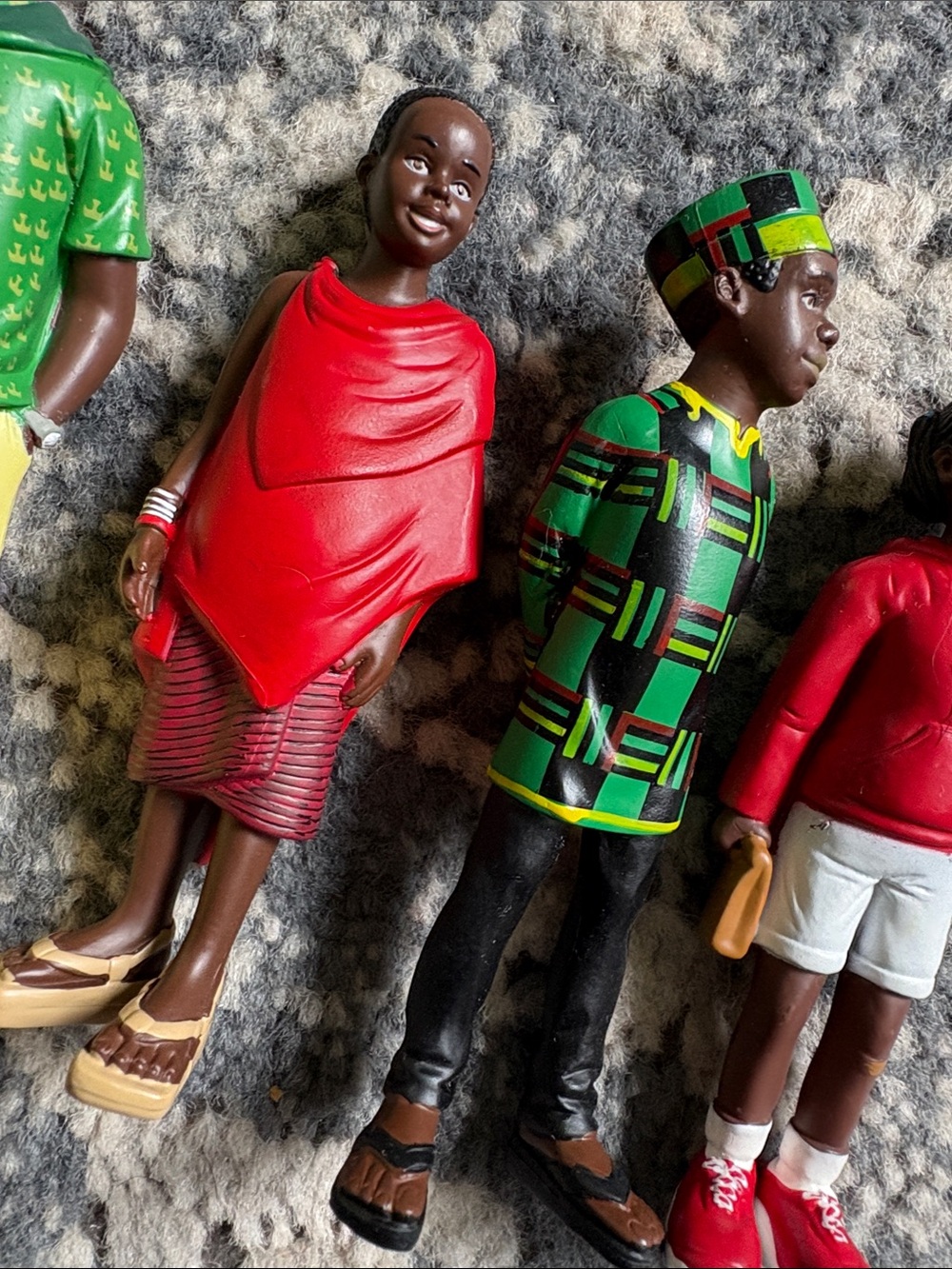 Lakeshore Learning African American family figure dolls for educational play. - Picture 3 of 6